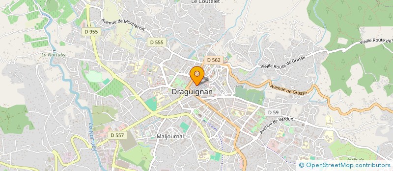 localisation de l'entreprise BB LOCATION  DRAGUIGNAN