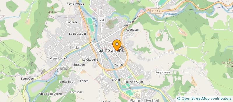 localisation de l'entreprise BB'NET à SAINT-GIRONS