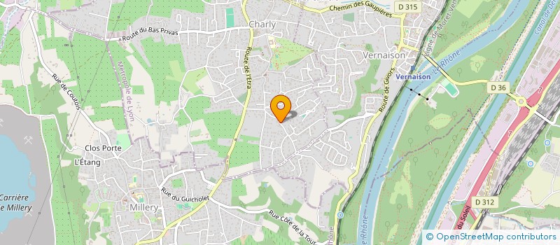 localisation de l'entreprise BB ONE  CHASSE-SUR-RHONE