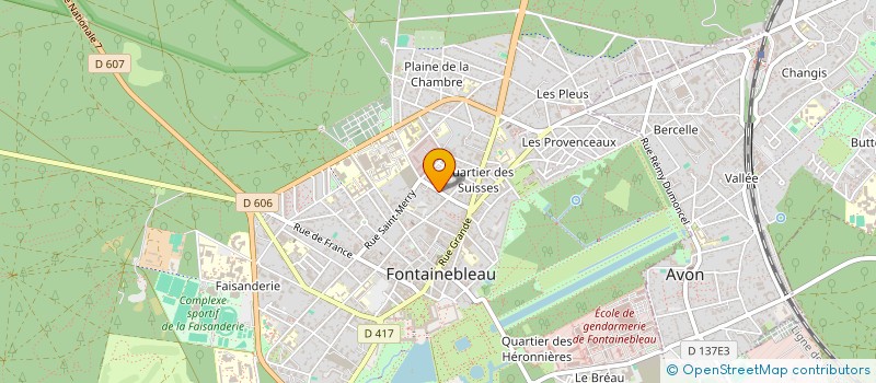 localisation de l'entreprise BB PARTICIPATIONS  FONTAINEBLEAU