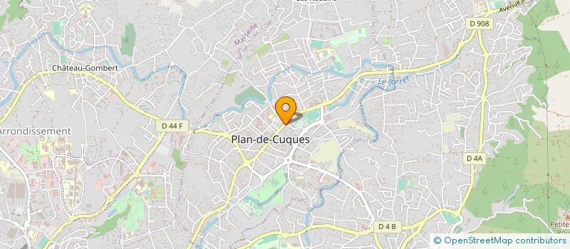 localisation de l'entreprise BB PATISSERIE  PLAN-DE-CUQUES