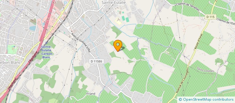 localisation de l'entreprise BB RENOV à SAINTE-EULALIE