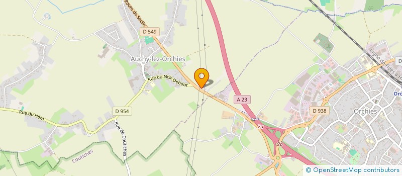 localisation de l'entreprise BB RESTAURATION  AUCHY-LEZ-ORCHIES