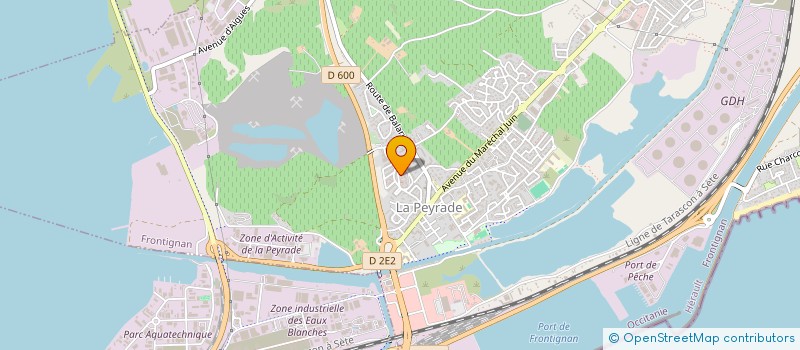 localisation de l'entreprise BB REVE FRONTIGNAN à FRONTIGNAN