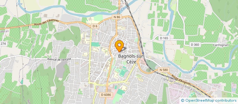 localisation de l'entreprise BB'S PLACE  BAGNOLS-SUR-CEZE
