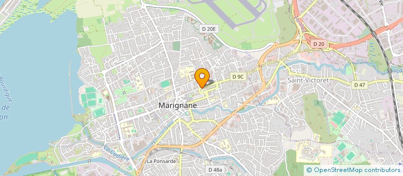 localisation de l'entreprise BB TOM'S à MARIGNANE