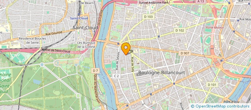 localisation de l'entreprise BB TOYS à BOULOGNE-BILLANCOURT