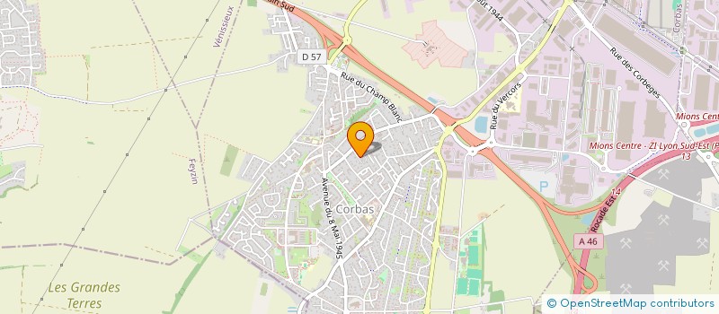 localisation de l'entreprise BB VENISSIEUX à CORBAS