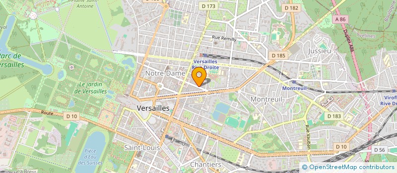 localisation de l'entreprise BB VERSAILLES à VERSAILLES