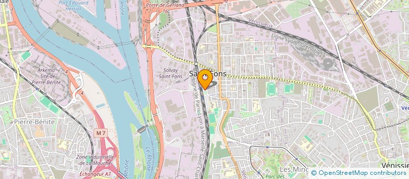 localisation de l'entreprise BB2L  SAINT-FONS