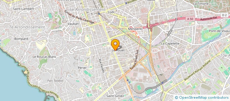 localisation de l'entreprise BB3 à MARSEILLE