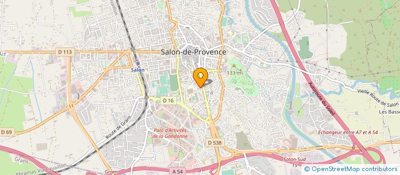 localisation de l'entreprise BBA à SALON-DE-PROVENCE