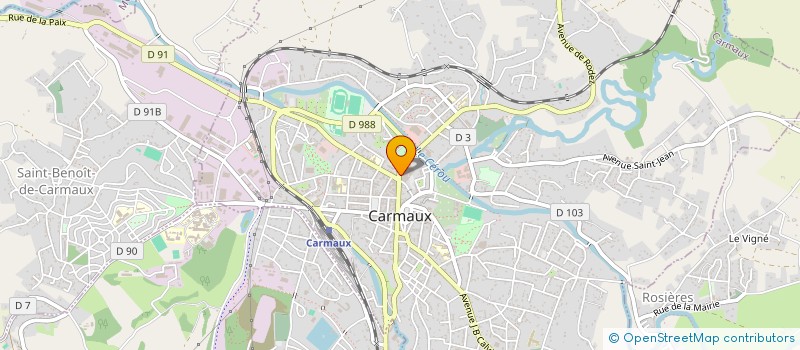 localisation de l'entreprise BBA à CARMAUX