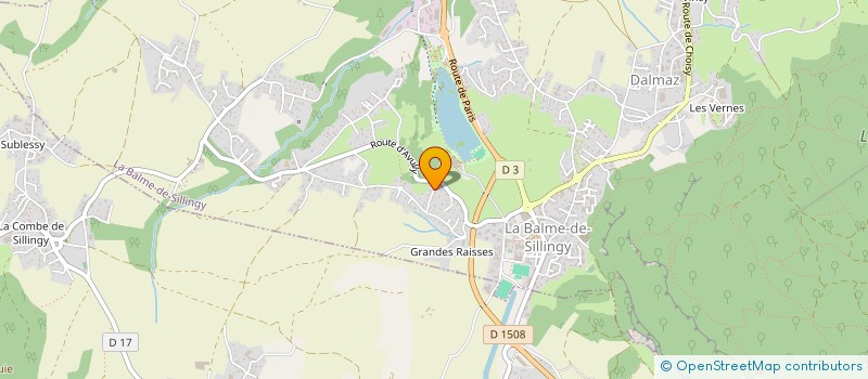 localisation de l'entreprise BBA 67  LA BALME-DE-SILLINGY