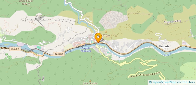 localisation de l'entreprise BBA  PUGET-THENIERS