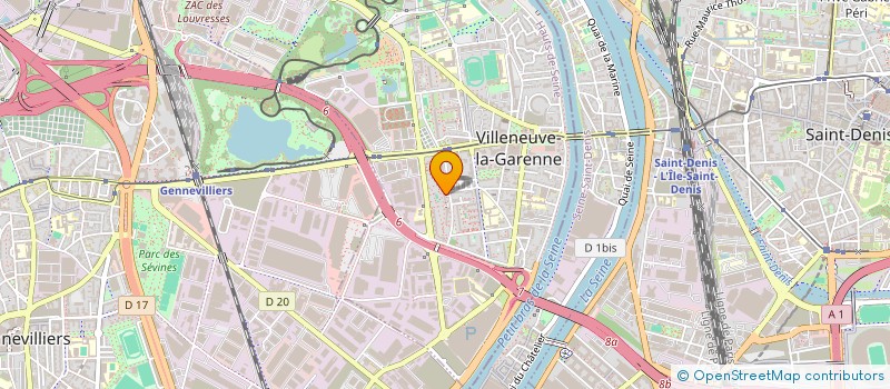 localisation de l'entreprise BBA à VILLENEUVE-LA-GARENNE