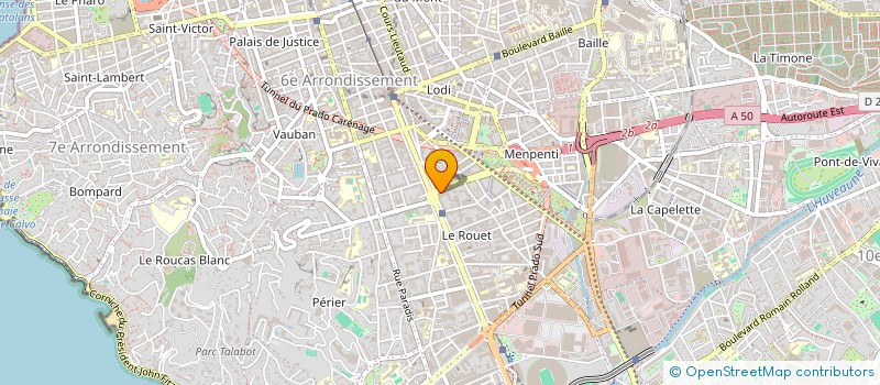 localisation de l'entreprise BBA à MARSEILLE