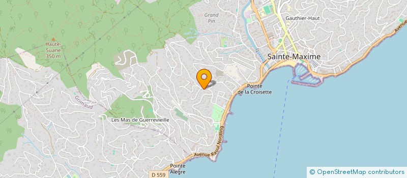localisation de l'entreprise BBA à SAINTE-MAXIME