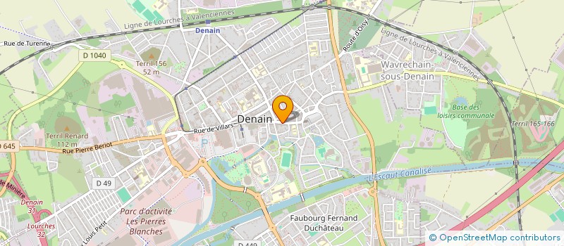 localisation de l'entreprise BBA à DENAIN