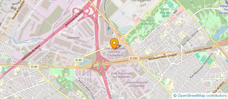 localisation de l'entreprise BBA à AULNAY-SOUS-BOIS