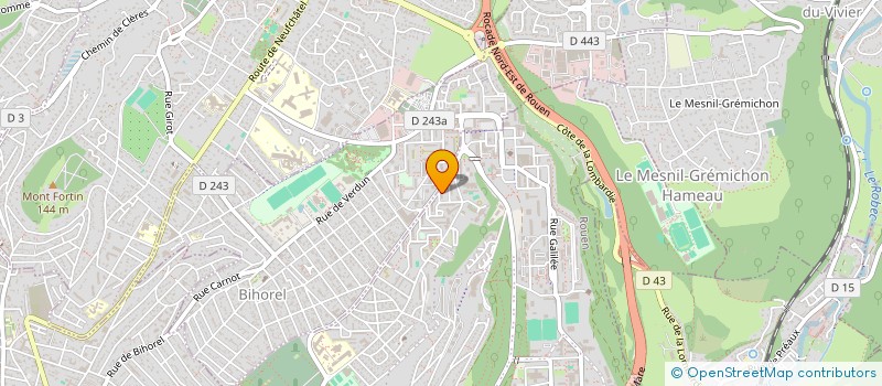 localisation de l'entreprise BBA AUTO à ROUEN