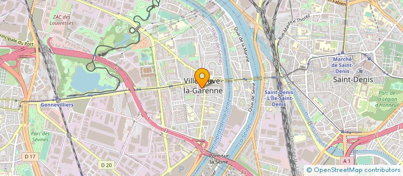 localisation de l'entreprise BBA CONCEPT  VILLENEUVE-LA-GARENNE