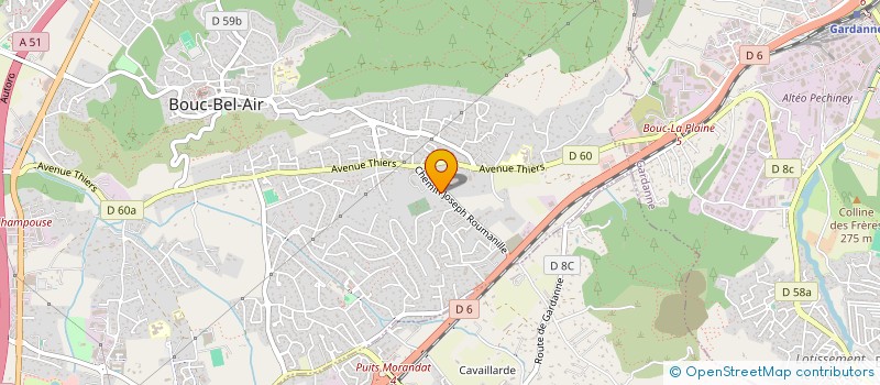 localisation de l'entreprise BBA DIAG à BOUC-BEL-AIR