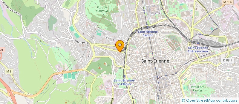 localisation de l'entreprise BBA DRIVER  SAINT-ETIENNE