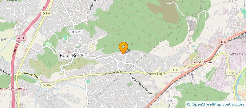 localisation de l'entreprise BBA SERVICE à BOUC-BEL-AIR