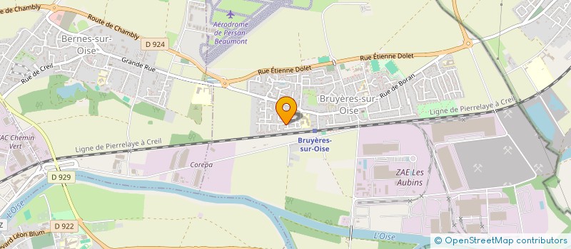 localisation de l'entreprise BBA TRANSPORT  BRUYERES-SUR-OISE