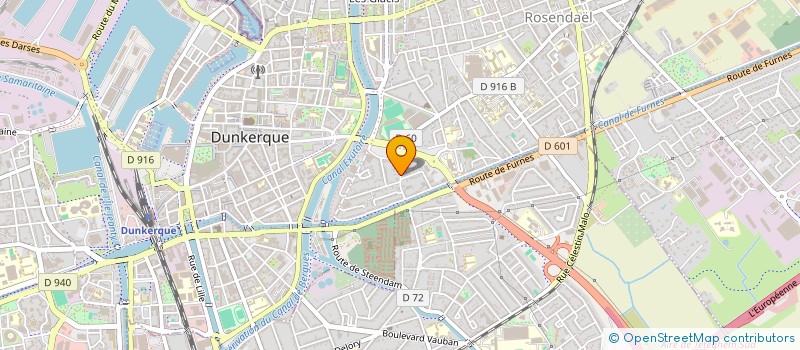 localisation de l'entreprise BBAC à DUNKERQUE