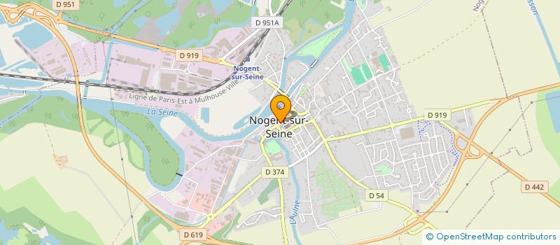localisation de l'entreprise BBAG à NOGENT-SUR-SEINE