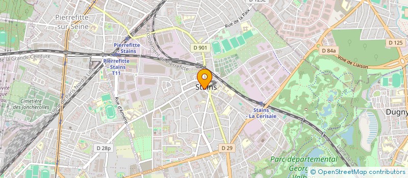 localisation de l'entreprise BBARBER à STAINS