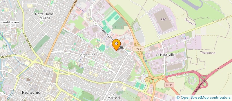 localisation de l'entreprise BBB  BEAUVAIS