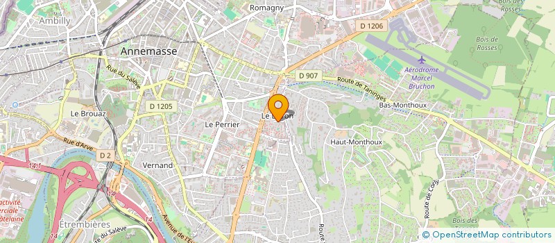 localisation de l'entreprise BBB SHOP à ANNEMASSE
