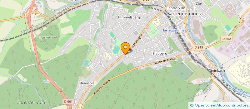 localisation de l'entreprise BBC à SARREGUEMINES