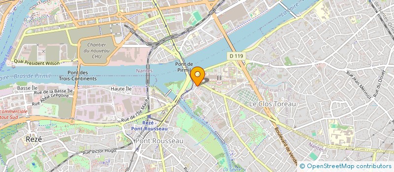 localisation de l'entreprise BBC à NANTES