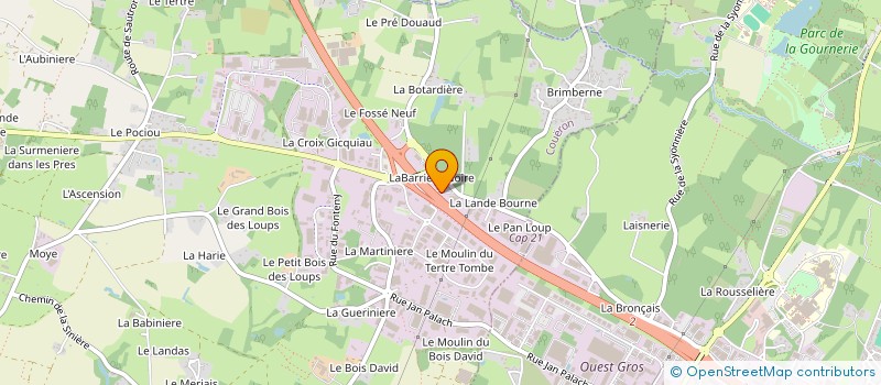 localisation de l'entreprise BBC à COUERON