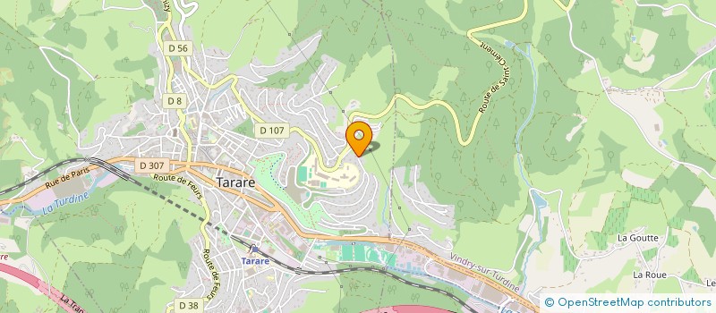 localisation de l'entreprise BBC  TARARE