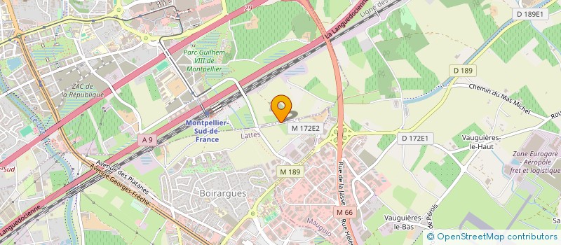 localisation de l'entreprise BBC à LATTES