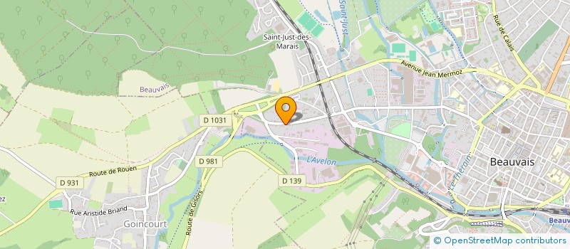 localisation de l'entreprise BBC  BEAUVAIS