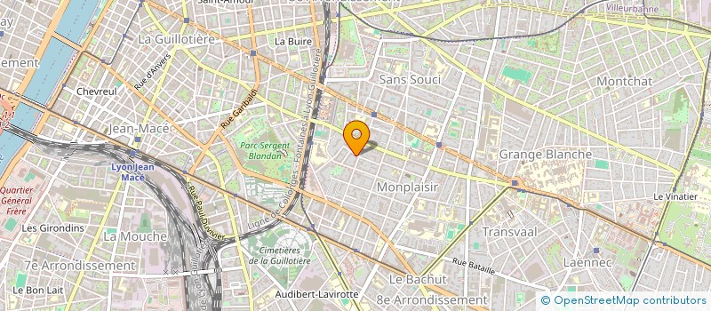 localisation de l'entreprise BBC ALPIN  LYON