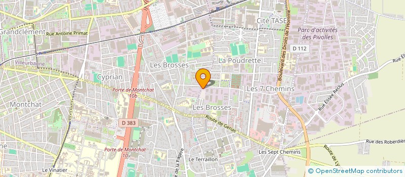 localisation de l'entreprise BBC & ASSOCIES  VAULX-EN-VELIN