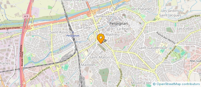 localisation de l'entreprise BBC AUTO  PERPIGNAN