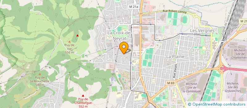 localisation de l'entreprise BBC BATIMENT  CLERMONT-FERRAND