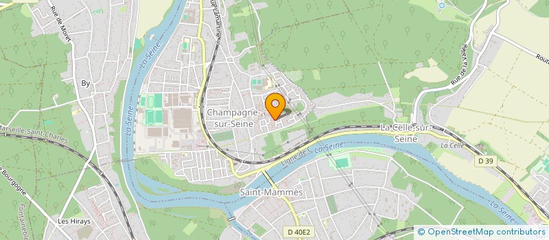 localisation de l'entreprise BBC BOISSEAU  CHAMPAGNE-SUR-SEINE