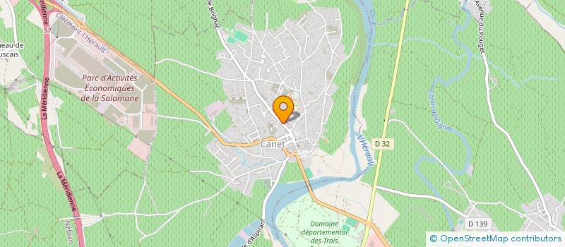 localisation de l'entreprise BBC CONSTRUCTION  CANET