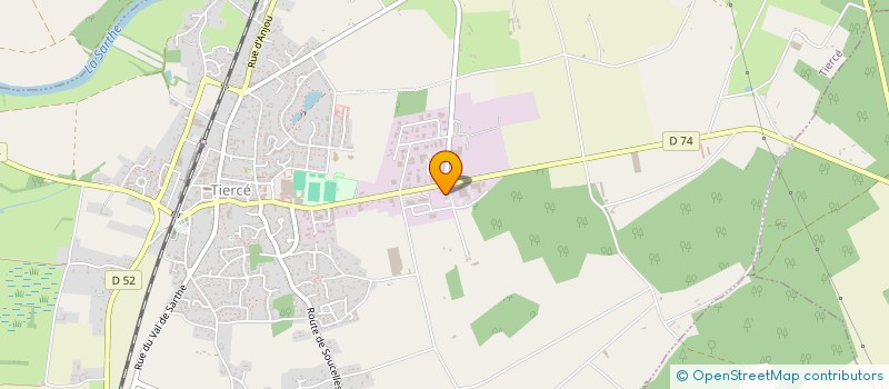 localisation de l'entreprise BBC IMMOBILIER à TIERCE