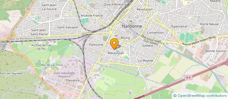 localisation de l'entreprise BBC PAYSAGES  NARBONNE