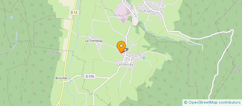 localisation de l'entreprise BBC PROMOTION  LANTENAY